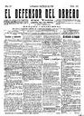 [Issue] Defensor del Obrero, El (Cartagena). 1/3/1914.
