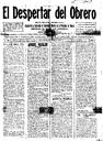 [Ejemplar] Defensor del Obrero, El (Cartagena). 30/3/1918.
