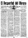 [Ejemplar] Defensor del Obrero, El (Cartagena). 13/4/1918.