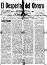 [Issue] Defensor del Obrero, El (Cartagena). 27/7/1918.