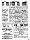 [Ejemplar] Defensor del Obrero, El (Cartagena). 21/4/1922.
