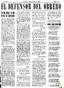 [Issue] Defensor del Obrero, El (Cartagena). 16/9/1926.