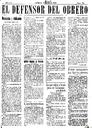 [Ejemplar] Defensor del Obrero, El (Cartagena). 15/11/1926.