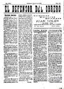 [Ejemplar] Defensor del Obrero, El (Cartagena). 7/3/1930.
