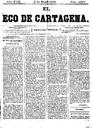 [Issue] Eco de Cartagena, El (Cartagena). 3/1/1878.