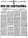 [Ejemplar] Eco de Cartagena, El (Cartagena). 10/1/1878.