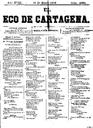 [Ejemplar] Eco de Cartagena, El (Cartagena). 11/1/1878.