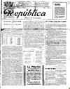 [Ejemplar] República : Diario de la mañana (Cartagena). 1/8/1931.