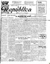 [Ejemplar] República : Diario de la mañana (Cartagena). 9/8/1931.