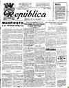 [Ejemplar] República : Diario de la mañana (Cartagena). 12/8/1931.