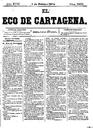 [Ejemplar] Eco de Cartagena, El (Cartagena). 1/2/1878.