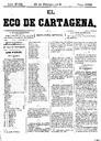 [Ejemplar] Eco de Cartagena, El (Cartagena). 11/2/1878.