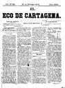 [Ejemplar] Eco de Cartagena, El (Cartagena). 15/2/1878.