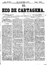 [Ejemplar] Eco de Cartagena, El (Cartagena). 25/2/1878.