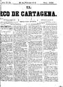 [Ejemplar] Eco de Cartagena, El (Cartagena). 28/2/1878.