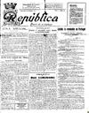 [Ejemplar] República : Diario de la mañana (Cartagena). 27/8/1931.