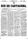[Ejemplar] Eco de Cartagena, El (Cartagena). 2/3/1878.