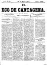 [Issue] Eco de Cartagena, El (Cartagena). 14/3/1878.