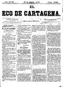 [Issue] Eco de Cartagena, El (Cartagena). 15/3/1878.