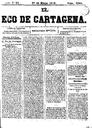 [Ejemplar] Eco de Cartagena, El (Cartagena). 27/3/1878.