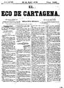 [Ejemplar] Eco de Cartagena, El (Cartagena). 18/4/1878.