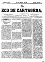 [Ejemplar] Eco de Cartagena, El (Cartagena). 22/4/1878.
