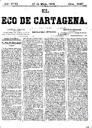 [Issue] Eco de Cartagena, El (Cartagena). 17/5/1878.