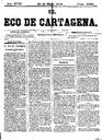 [Ejemplar] Eco de Cartagena, El (Cartagena). 20/5/1878.