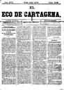 [Ejemplar] Eco de Cartagena, El (Cartagena). 19/7/1878.