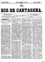 [Issue] Eco de Cartagena, El (Cartagena). 8/8/1878.