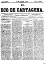 [Issue] Eco de Cartagena, El (Cartagena). 9/8/1878.