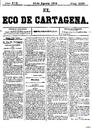 [Issue] Eco de Cartagena, El (Cartagena). 10/8/1878.