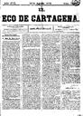 [Ejemplar] Eco de Cartagena, El (Cartagena). 19/8/1878.