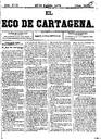 [Ejemplar] Eco de Cartagena, El (Cartagena). 26/8/1878.