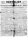 [Issue] República : Diario de la mañana (Cartagena). 15/4/1932.