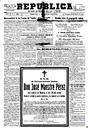 [Ejemplar] República : Diario de la mañana (Cartagena). 31/3/1933.