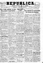 [Ejemplar] República : Diario de la mañana (Cartagena). 18/5/1933.
