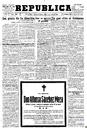 [Issue] República : Diario de la mañana (Cartagena). 29/8/1933.