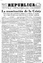 [Issue] República : Diario de la mañana (Cartagena). 11/9/1933.