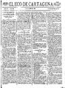 [Issue] Eco de Cartagena, El (Cartagena). 27/1/1881.