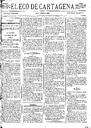 [Issue] Eco de Cartagena, El (Cartagena). 20/6/1881.