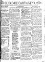 [Ejemplar] Eco de Cartagena, El (Cartagena). 1/7/1881.