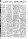 [Issue] Eco de Cartagena, El (Cartagena). 5/7/1881.