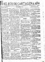 [Issue] Eco de Cartagena, El (Cartagena). 6/8/1881.