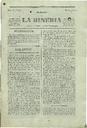[Ejemplar] Telégrafo de La Mineria (Cartagena). 1/7/1843.