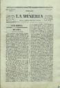 [Ejemplar] Telégrafo de La Mineria (Cartagena). 8/7/1843.
