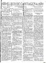 [Issue] Eco de Cartagena, El (Cartagena). 19/12/1881.