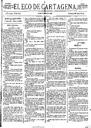 [Issue] Eco de Cartagena, El (Cartagena). 20/1/1882.