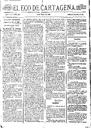 [Issue] Eco de Cartagena, El (Cartagena). 28/5/1882.