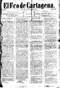 [Ejemplar] Eco de Cartagena, El (Cartagena). 28/7/1884.